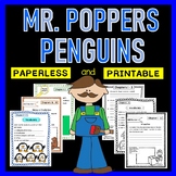 Mr. Popper's Penguins Novel Study - Distance Learning