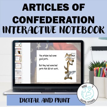 Preview of Articles of Confederation Activity: Social Studies Digital Interactive Notebook