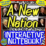 New Nation Interactive Notebook | Washington Adams Jeffers