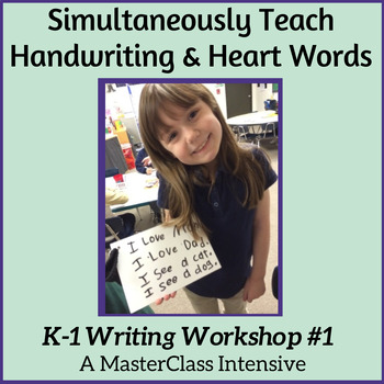 Preview of Kindergarten Writing Workshop #1 PD