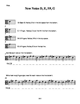 New Note Packet-Note Reading for Beginning Strings | TpT