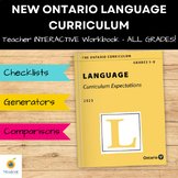 New Ontario Language Curriculum Teacher Interactive Workbo