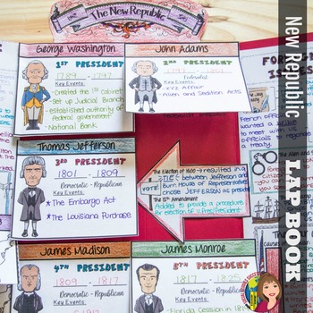 NEW REPUBLIC OF THE UNITED STATES LAP BOOK by Social Studies Success