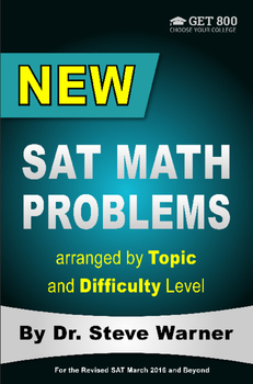 Preview of New SAT Math Problems Arranged By Topic And Difficulty Level