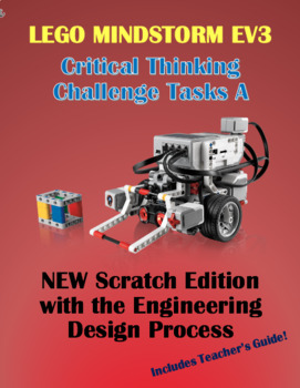 Preview of New SCRATCH based LEGO MindStorm  EV3 challenges A w/ Engineering Design Model