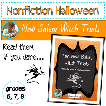 Preview of New Salem Witch Trials: Non-Fiction Task Cards