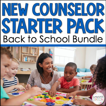 Preview of School Counseling Program & SEL Back to School Bundle for New School Counselors