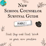 New School Counselor Survival Guide - Bundle