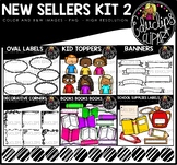 New Sellers Clip Art Kit 2 {Educlips Clipart}