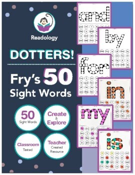 Preview of New Sight Word Activity - Sight Word Dotters