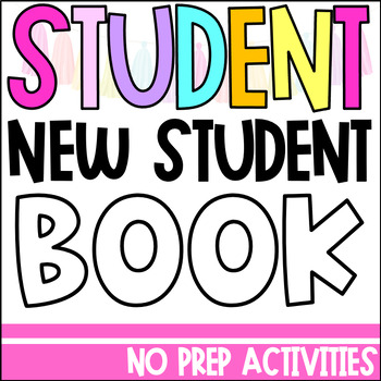 Preview of New Student Gift & NO PREP Printables | Welcome Book | Welcome Student