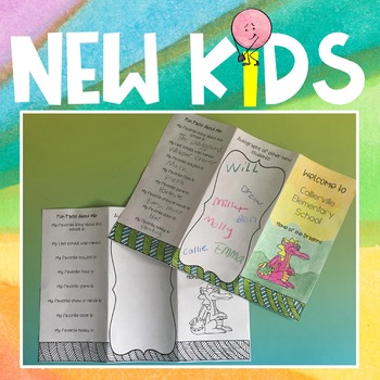 Preview of New Student Welcome Brochure Grades K-4