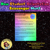 New Student Orientation Scavenger Hunt Cards