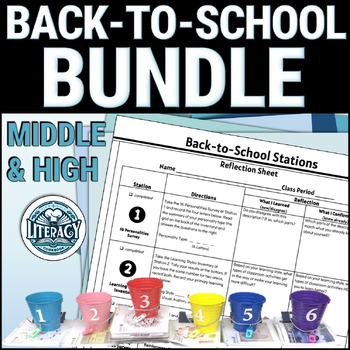 Preview of New Teacher - Class Management Bundle - Middle and High School - Print & Digital