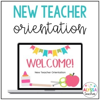 Preview of New Teacher Orientation Templates {Mentor Teacher Resource}