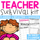 Teacher Survival Kit {Planning, Reflecting, and Managing Y