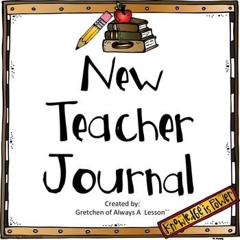 Preview of New Teacher Reflection Journal