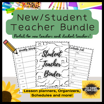 Preview of New Teacher / Student Teacher Bundle