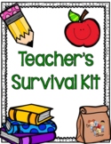 New Teacher Survival Kit