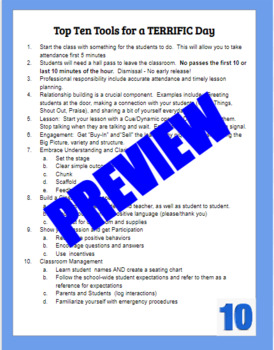 Preview of New Teacher Tips and Tricks (Editable) for Mentors and Coaches