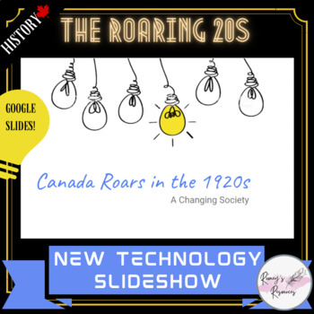 Preview of New Technology in the 1920s Slideshow - CAN History