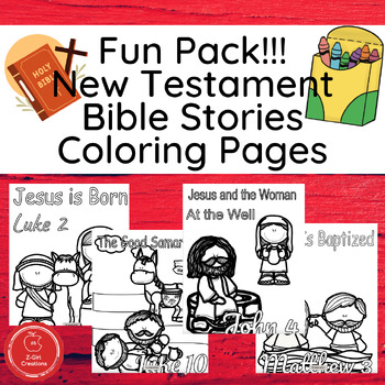 Bible Craft Set 1  New Testament Bible Crafts for Sunday School