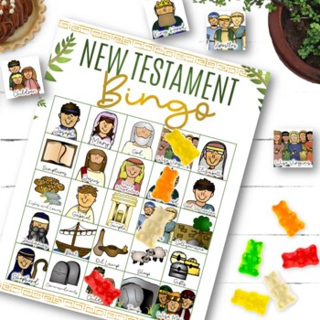 New Testament Bingo (30 Cards) - INSTANT DOWNLOAD by TimeSavors | TPT
