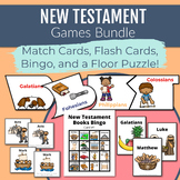 New Testament Books of the Bible Games Bundle for Kinderga