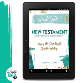 Preview of New Testament Scripture Writing Bible Study