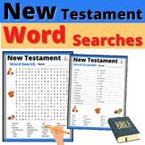 New Testament Word Search Puzzles Activity Books of the Bi