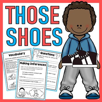 Preview of Those Shoes Book Study - New!!