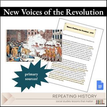 Preview of New Voices of the American Revolution (Gallery Walk)