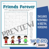 Friendship Word Search