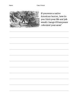 New World Writing Prompts - Full by Mighty Oak Learning | TPT