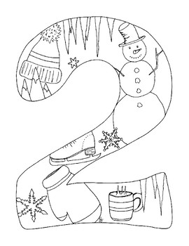 New Year 2019 Coloring Pages pdf Seasons Winter Spring ...