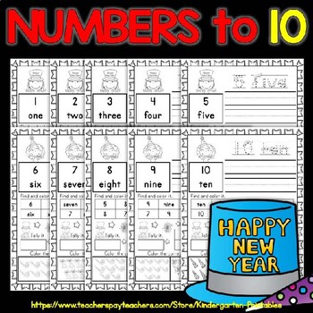Preview of New Years Activities 2024 (Review Numbers to 10)
