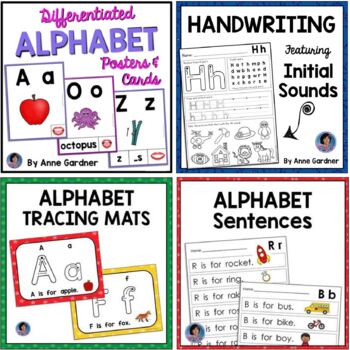 Alphabet Adapted Books Digital and Printable