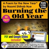New Year 2022  | Close Reading and Poetry Analysis | Print
