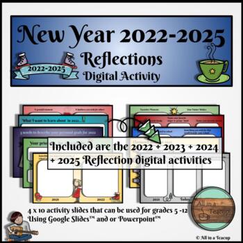 Preview of New Year 2022-2025 Reflection Digital Activity