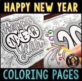 New Year 2023 Coloring Pages for Teens and Adults