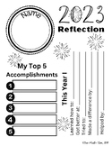 New Year 2023/24 Reflection/Resolution Activity