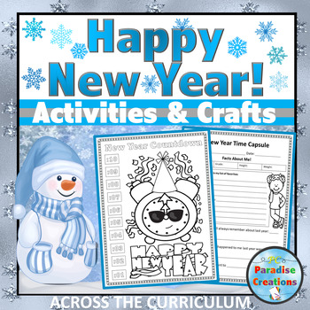Preview of Happy New Year Activities & Crafts 2024