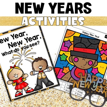 Preview of New Year 2024 | Activities | Reading | Writing | Math | Craft