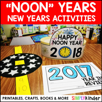 Preview of Happy New Year 2024 Activities With New Years Resolutions & Crafts - Noon Year