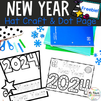 Preview of New Year 2024 Activities for Preschool and Kindergarten FREEBIE