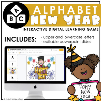Preview of New Year 2024 | Alphabet Flash | Learning Game