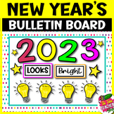 New Year 2023 Bulletin Board Resolution Craft Activity