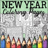 New Year 2024 Coloring Pages | New Year Coloring Pages