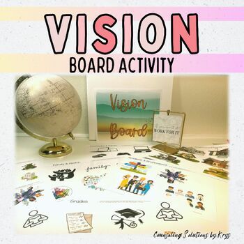 New Year 2023 Creating Vision Boards, Goal Setting | TPT