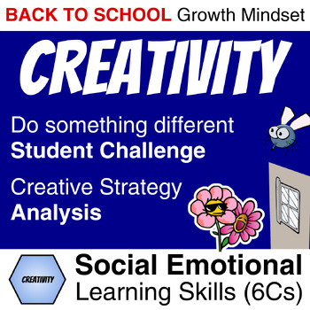 Preview of Creativity Challenge | Innovation | Problem Solving | First Week Of School | SEL